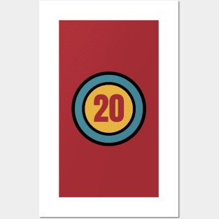 The Number 20 - twenty - twentieth Posters and Art